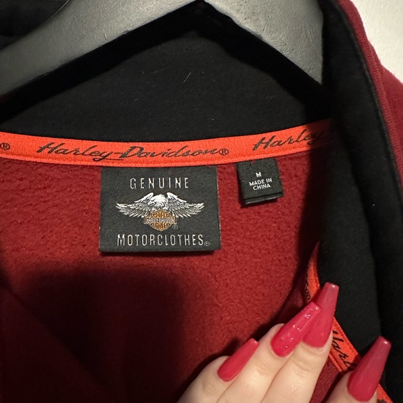 HARLEY DAVIDSON zip up jacket - Picture 2 of 4